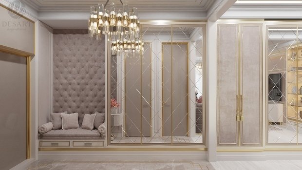 Фото из портфолио ЖК "Карамель". Дизайн гостиной – фотографии дизайна интерьеров на INMYROOM