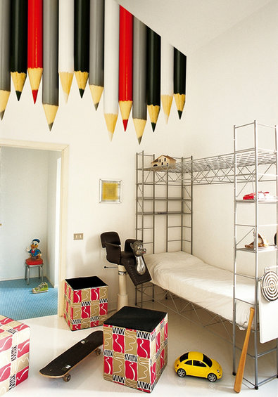 Фотография: Детская в стиле Лофт, Современный, Декор интерьера, Декор дома, Обои, Стены – фото на INMYROOM
