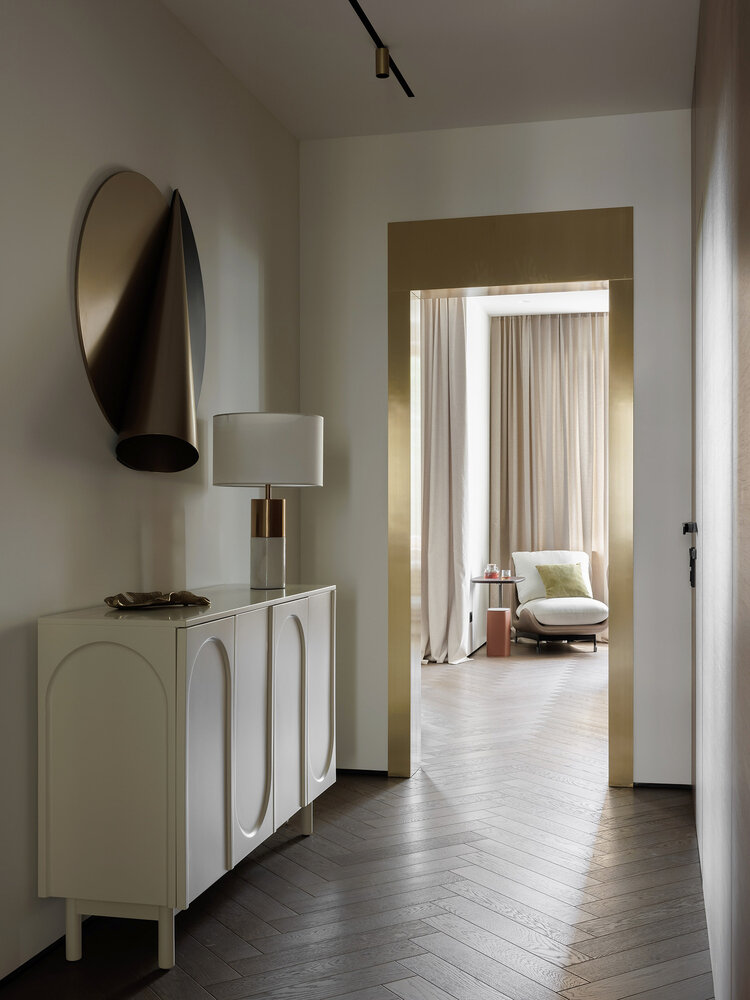 Фотография: Прихожая в стиле Современный, Минимализм, Квартира, Проект недели, Санкт-Петербург, 3 комнаты, Более 90 метров, NG-Design, Наталья Пальцева – фото на INMYROOM