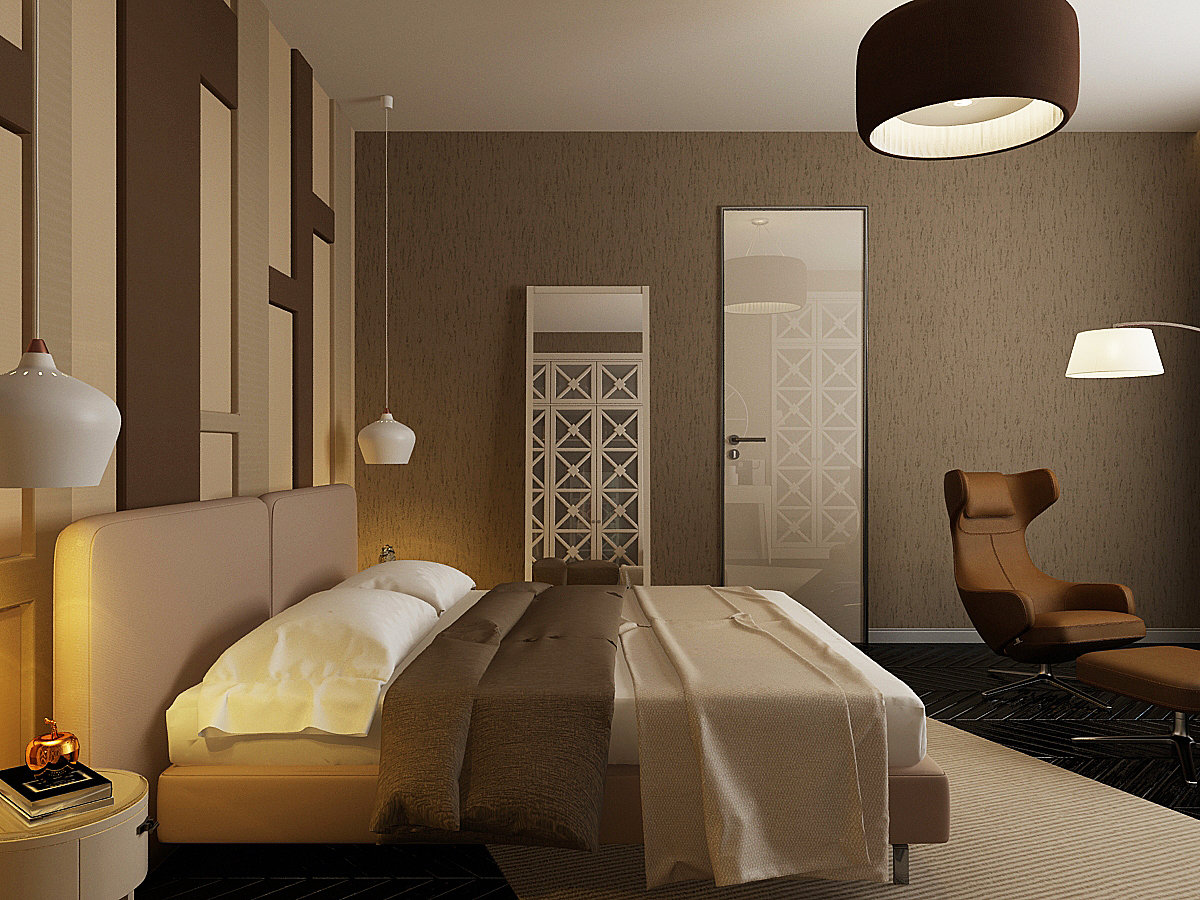 Фото из портфолио Интерьер квартиры для временного проживания, проект "Golem" – фотографии дизайна интерьеров на INMYROOM Фото из портфолио Интерьер квартиры для временного проживания, проект "Golem" – фотографии дизайна интерьеров на INMYROOM