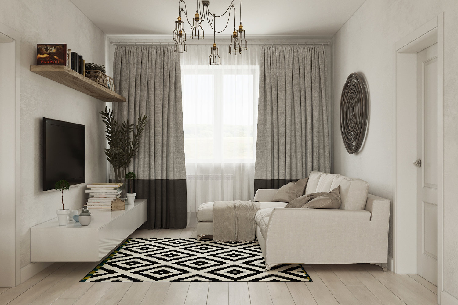 Фотография: Гостиная в стиле Скандинавский, Проект недели, Бежевый, Серый, ПРЕМИЯ INMYROOM – фото на INMYROOM Фотография: Гостиная в стиле Скандинавский, Проект недели, Бежевый, Серый, ПРЕМИЯ INMYROOM – фото на INMYROOM