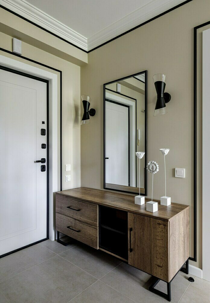 Фотография: Прихожая в стиле Современный, Квартира, Минимализм, Проект недели, Москва, Кирпичный дом, 2 комнаты, 40-60 метров, Ирина Долганова – фото на INMYROOM Фотография: Прихожая в стиле Современный, Квартира, Минимализм, Проект недели, Москва, Кирпичный дом, 2 комнаты, 40-60 метров, Ирина Долганова – фото на INMYROOM