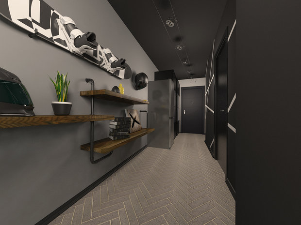 Фотография: Прихожая в стиле Лофт,  – фото на INMYROOM