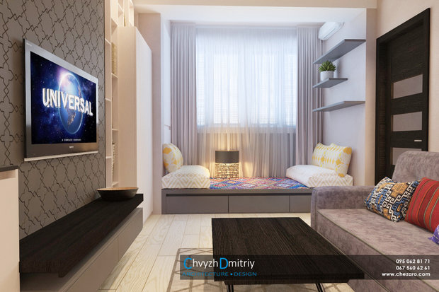 Фото из портфолио Акварель – фотографии дизайна интерьеров на INMYROOM