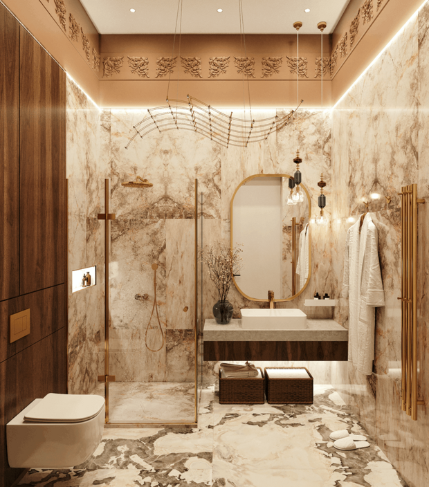 Фото из портфолио Дизайн-проект загородного дома La casa bellissima – фотографии дизайна интерьеров на INMYROOM