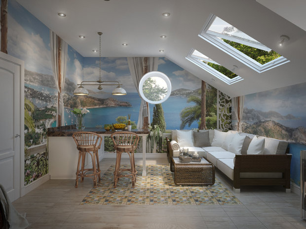 Фото из портфолио Квартира для молодой семьи – фотографии дизайна интерьеров на INMYROOM