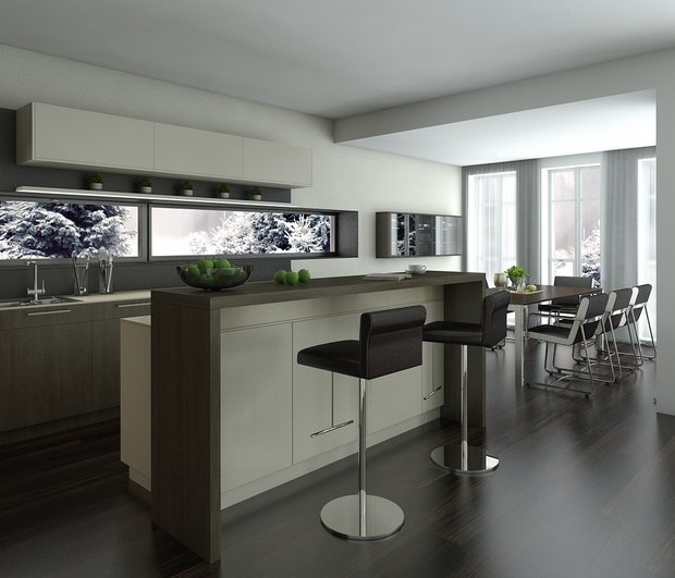 Фото из портфолио Кухни - визуализации – фотографии дизайна интерьеров на INMYROOM