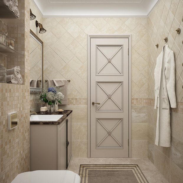 Фото из портфолио Ванная комната "Romano Al Verso"  – фотографии дизайна интерьеров на INMYROOM