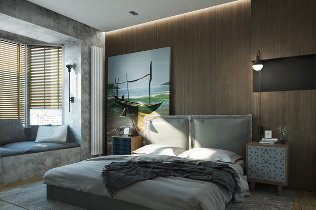 Фото из портфолио Эко-минимализм на "Смольном Проспекте"Квартира для отдыха, где нет ничего лишнего – фотографии дизайна интерьеров на INMYROOM