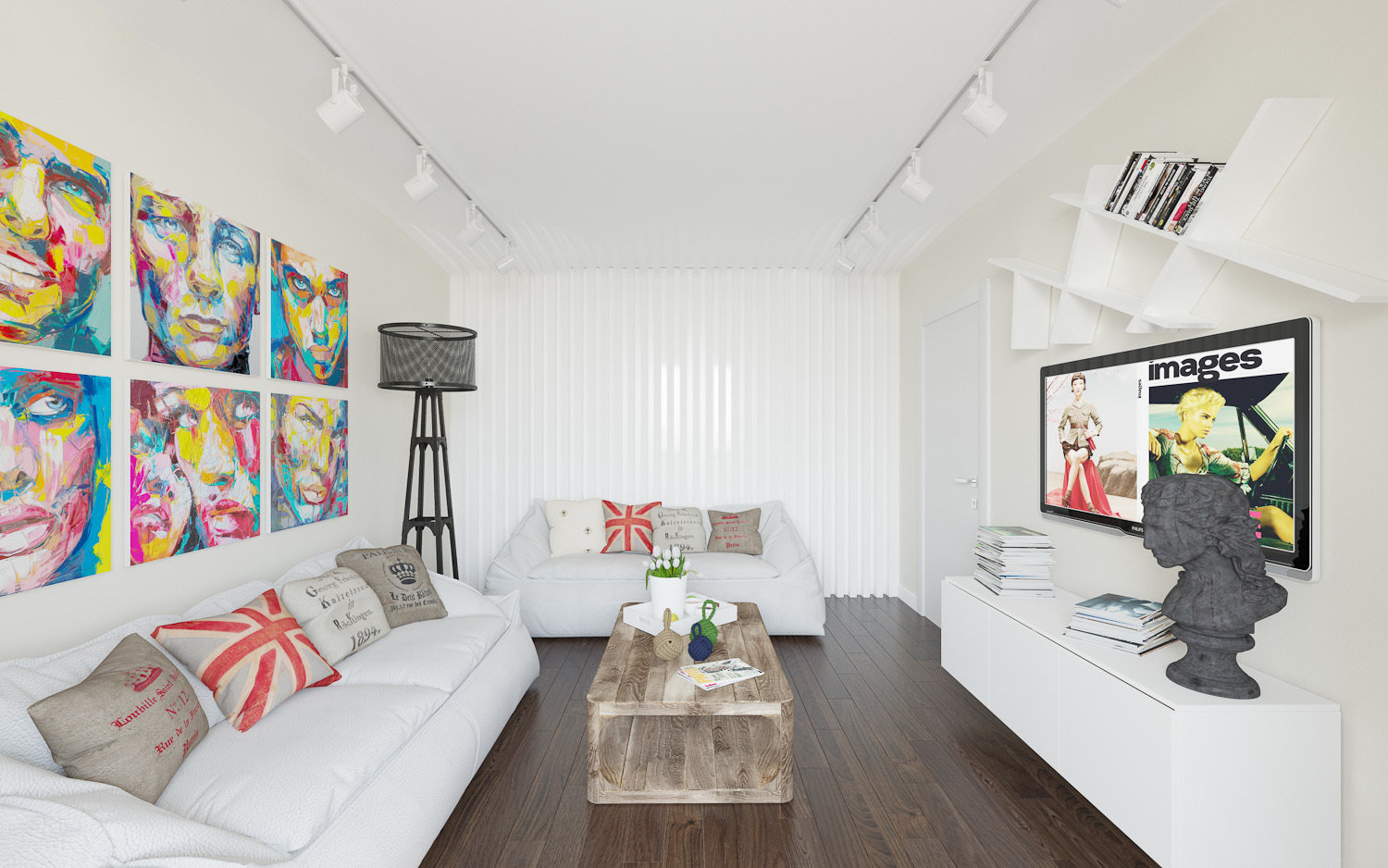 Фотография: Гостиная в стиле Эклектика, Квартира, Дома и квартиры, IKEA, Проект недели – фото на INMYROOM Фотография: Гостиная в стиле Эклектика, Квартира, Дома и квартиры, IKEA, Проект недели – фото на INMYROOM