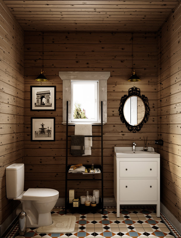 Фото из портфолио Дача "Березовая роща" – фотографии дизайна интерьеров на INMYROOM