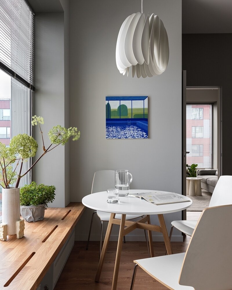 Фотография: Кухня и столовая в стиле Современный, Скандинавский, Квартира, Проект недели, Москва, 3 комнаты, 40-60 метров, Анастасия Родина – фото на INMYROOM Фотография: Кухня и столовая в стиле Современный, Скандинавский, Квартира, Проект недели, Москва, 3 комнаты, 40-60 метров, Анастасия Родина – фото на INMYROOM