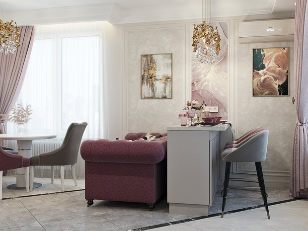 Фото из портфолио 3-х комнатная квартира в ЖК SREDA – фотографии дизайна интерьеров на INMYROOM