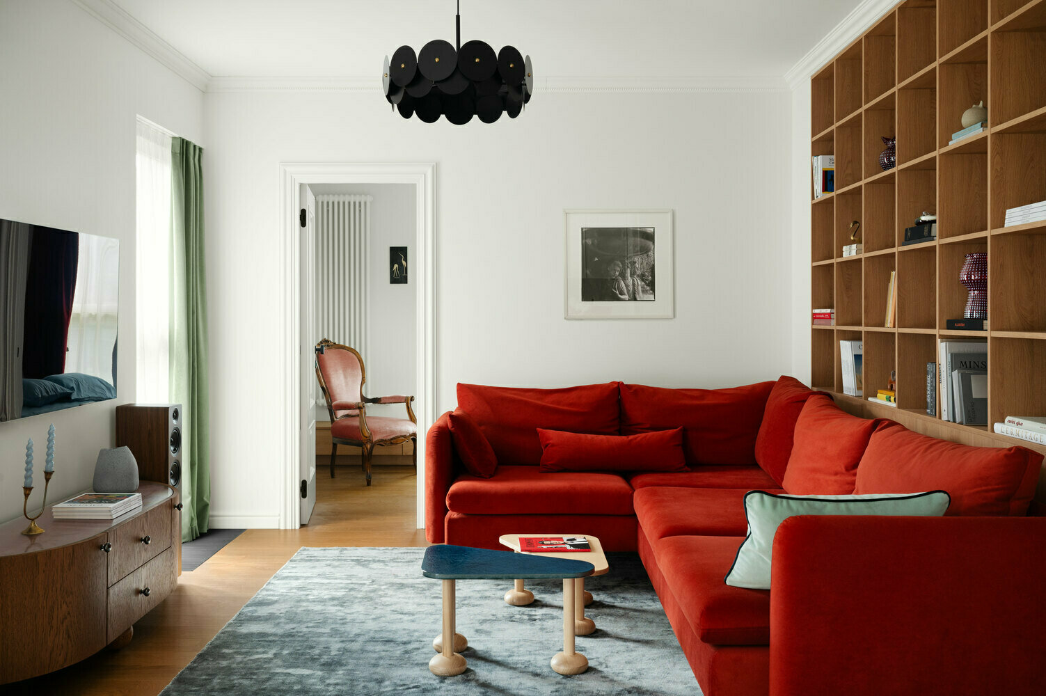 Фотография: Гостиная в стиле Современный, Квартира, Проект дня, Минск, 3 комнаты, 60-90 метров, Индивидуальный проект, Dizzo Design – фото на INMYROOM