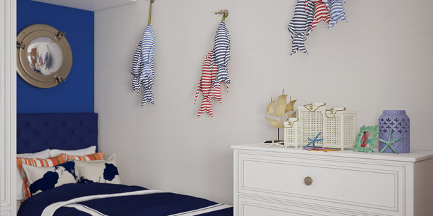 Фотография: Детская в стиле Прованс и Кантри, Лофт, Современный, Квартира, Проект недели, Москва, Студия 3.14, Тимур Абдрахманов, Ирина Леготкина, новостройка, Монолитный дом, 3 комнаты, 60-90 метров – фото на INMYROOM