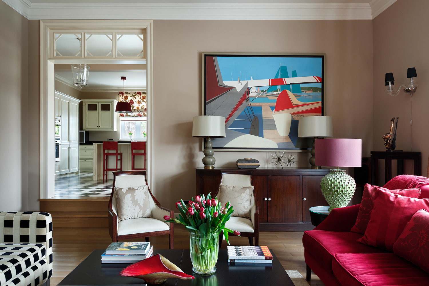 Фотография: Гостиная в стиле Классический, Современный, Дом, Проект недели, 4 и больше, Более 90 метров, Оксана Бутман – фото на INMYROOM Фотография: Гостиная в стиле Классический, Современный, Дом, Проект недели, 4 и больше, Более 90 метров, Оксана Бутман – фото на INMYROOM