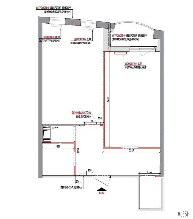 Фото из портфолио Samocveti - 55m | Интерьер в стиле минимализм – фотографии дизайна интерьеров на INMYROOM