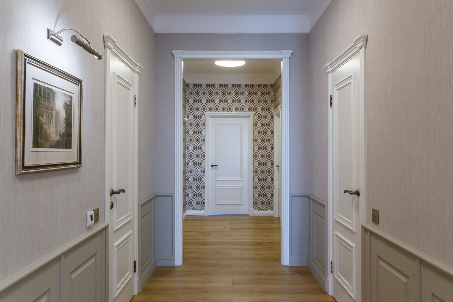 Фотография: Прихожая в стиле Классический, Современный, Кухня и столовая, Ванная, Гостиная, Детская, Спальня, Проект недели, Бежевый, Серый, Розовый, Более 90 метров, ПРЕМИЯ INMYROOM – фото на INMYROOM Фотография: Прихожая в стиле Классический, Современный, Кухня и столовая, Ванная, Гостиная, Детская, Спальня, Проект недели, Бежевый, Серый, Розовый, Более 90 метров, ПРЕМИЯ INMYROOM – фото на INMYROOM