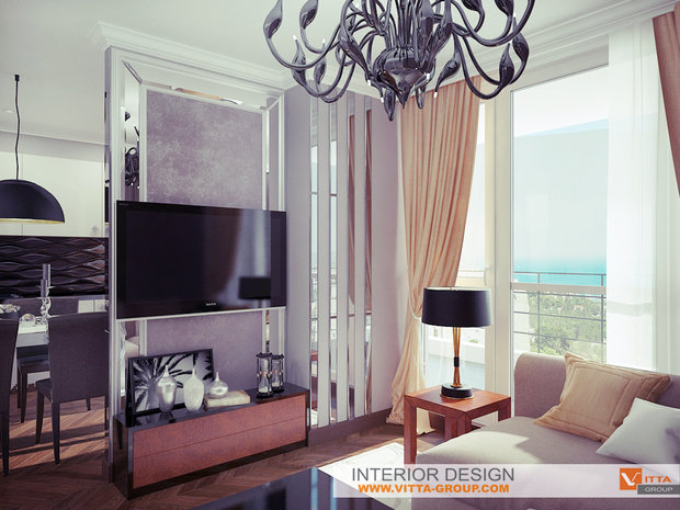 Фото из портфолио Апартаменты в Ялте – фотографии дизайна интерьеров на INMYROOM