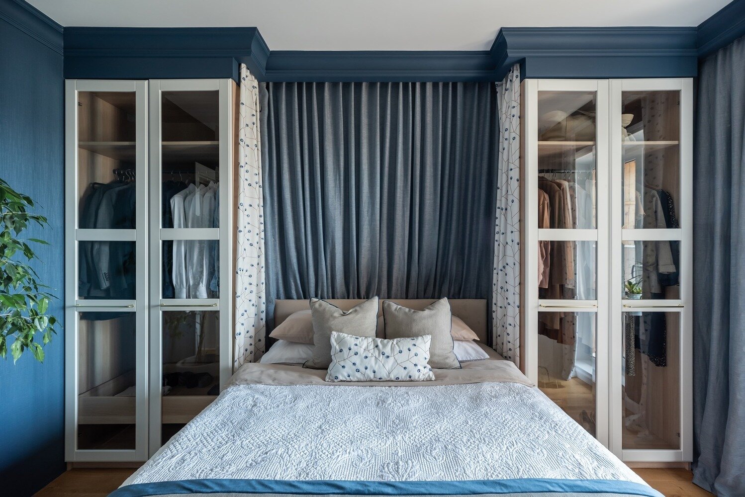 Фотография: Спальня в стиле Современный, Квартира, Проект недели, 4 и больше, 60-90 метров, Саратовская область, Марина Багуцкая – фото на INMYROOM Фотография: Спальня в стиле Современный, Квартира, Проект недели, 4 и больше, 60-90 метров, Саратовская область, Марина Багуцкая – фото на INMYROOM