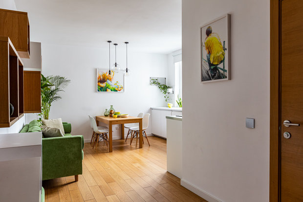 Фотография: Прихожая в стиле Скандинавский, Современный, Квартира, Проект недели, Санкт-Петербург, 1 комната, 40-60 метров, Антон Бипиташ – фото на INMYROOM