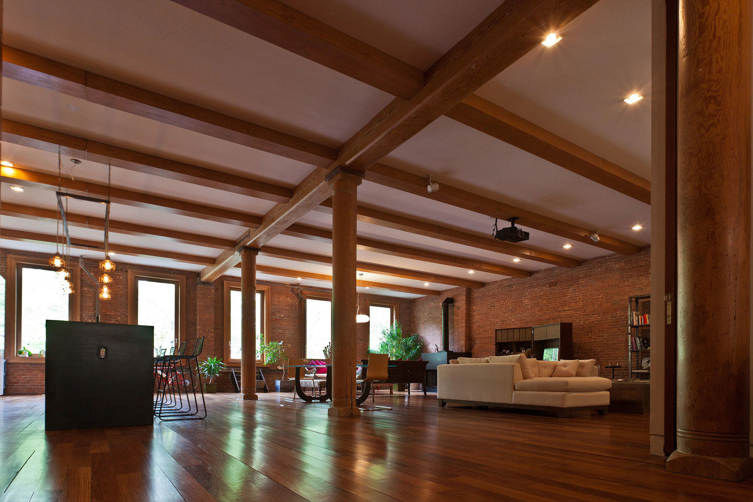 Фотография: Гостиная в стиле Лофт, Квартира, Дома и квартиры, Проект недели – фото на INMYROOM