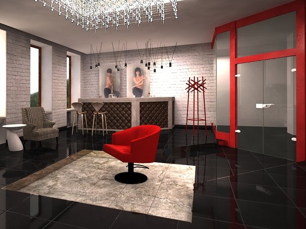 Фото из портфолио Студия причесок и проведения мастер классов – фотографии дизайна интерьеров на INMYROOM