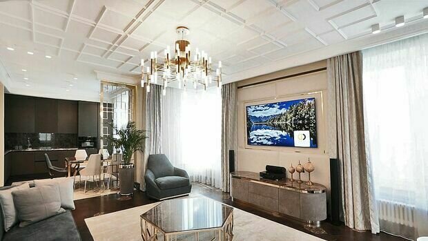 Фото из портфолио Ремонт квартиры в стиле ар-деко в ЖК Долина Сетунь – фотографии дизайна интерьеров на INMYROOM