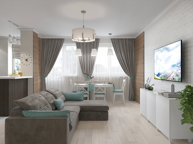 Фото из портфолио Пароходская – фотографии дизайна интерьеров на INMYROOM