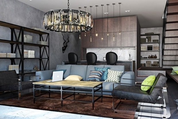 Фото из портфолио Лофт-Апартаменты в ж.к. TriBeCa – фотографии дизайна интерьеров на INMYROOM