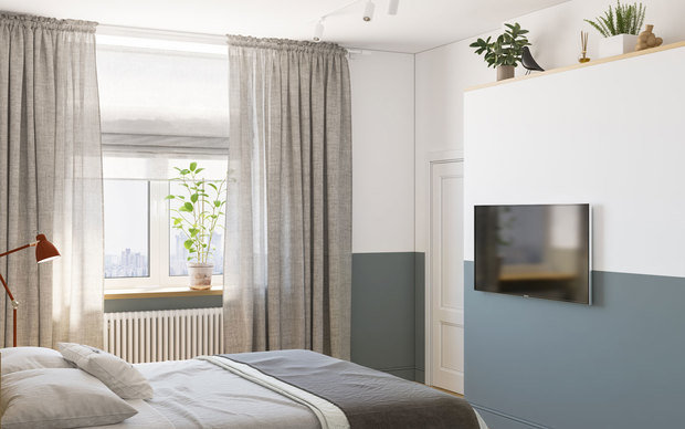 Фото из портфолио Квартира для молодой семьи – фотографии дизайна интерьеров на INMYROOM