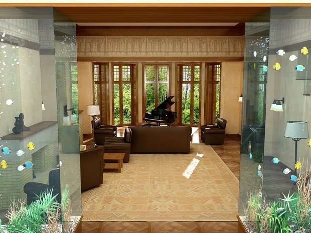 Фото из портфолио Интерьер в стиле Райта – фотографии дизайна интерьеров на INMYROOM