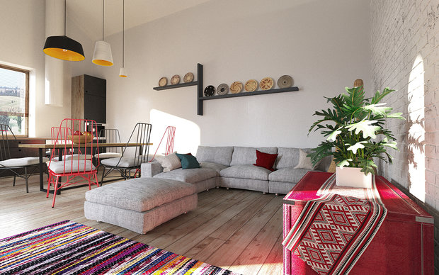 Фото из портфолио Экодом на две части – фотографии дизайна интерьеров на INMYROOM