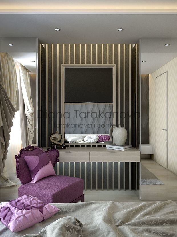 Фото из портфолио Спальня в московской квартире – фотографии дизайна интерьеров на INMYROOM