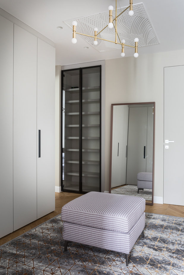 Фотография: Гардеробная в стиле Современный, Квартира, Проект недели, Москва, Ольга Черненко, 4 и больше, Более 90 метров – фото на INMYROOM