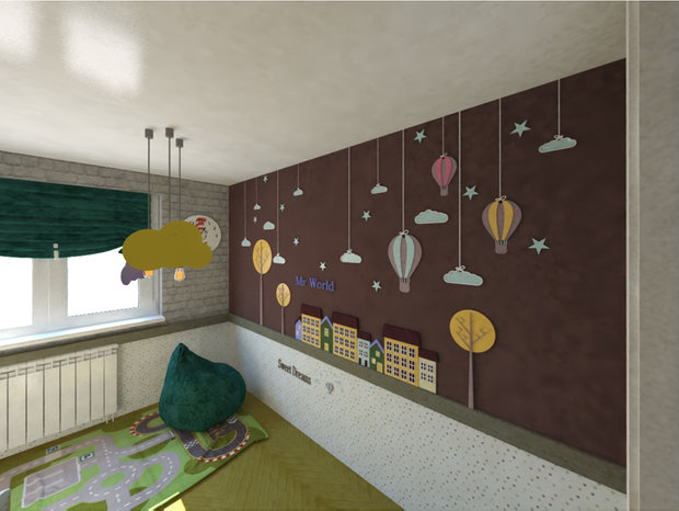 Фото из портфолио Детская "Каждый сантиметр на счету" – фотографии дизайна интерьеров на INMYROOM