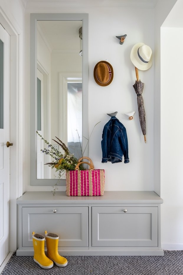 Фотография: Прихожая в стиле Прованс и Кантри, Дом, Проект дня, Дом и дача, Московская область, 3 комнаты, Более 90 метров, Александра Валге, Анна Мамаладзе – фото на INMYROOM