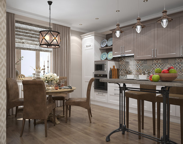 Фотография: Кухня и столовая в стиле Восточный,  – фото на INMYROOM