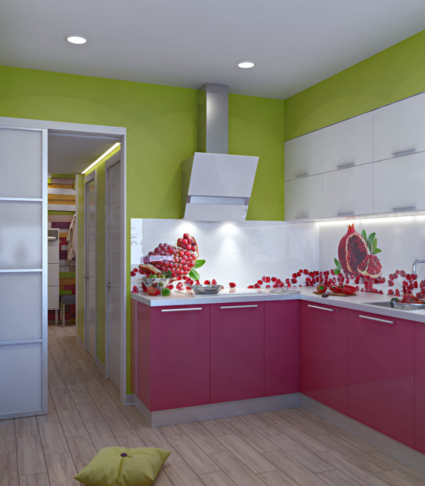 Фото из портфолио Радужный гранат – фотографии дизайна интерьеров на INMYROOM