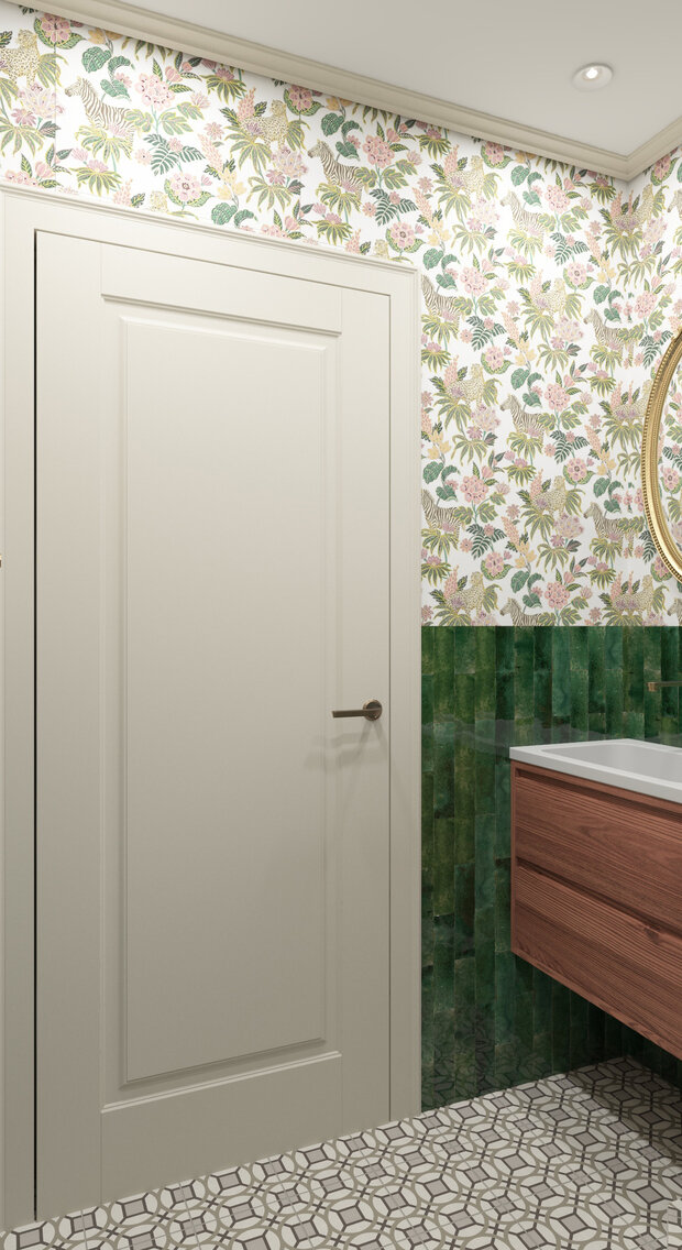 Фотография: Ванная в стиле Классический, Современный, Эклектика, Проект недели, Москва, 4 и больше, Более 90 метров, Ольга Долидзе – фото на INMYROOM