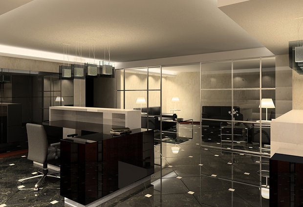 Фото из портфолио офис_в_Риге – фотографии дизайна интерьеров на INMYROOM