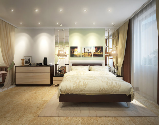 Фото из портфолио Дизайн-проект в идеальном сочетании бежевых и коричневых тонов – фотографии дизайна интерьеров на INMYROOM