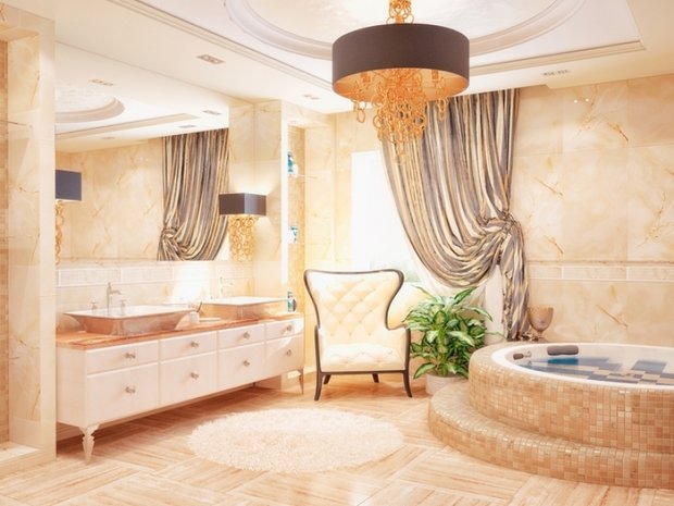 Фото из портфолио Интерьер коттеджа в стиле Ар-деко д.Патрушева Тюменская область – фотографии дизайна интерьеров на INMYROOM