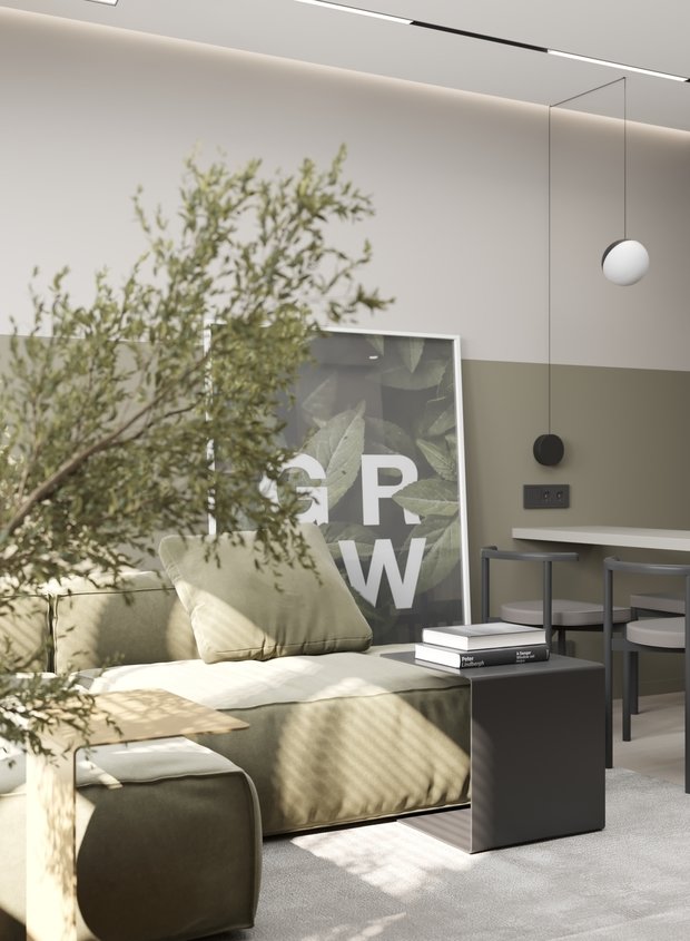 Фото из портфолио #designproject_AM – фотографии дизайна интерьеров на INMYROOM