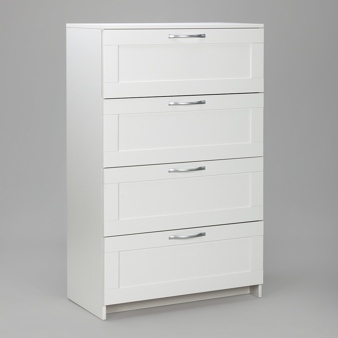 Комод с четырьмя ящиками Сириус белого цвета