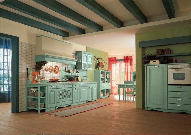 Фотография: Кухня и столовая в стиле Прованс и Кантри, Интерьер комнат – фото на INMYROOM