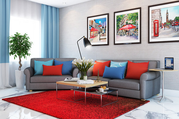 Фото из портфолио Яркий коттедж – фотографии дизайна интерьеров на INMYROOM