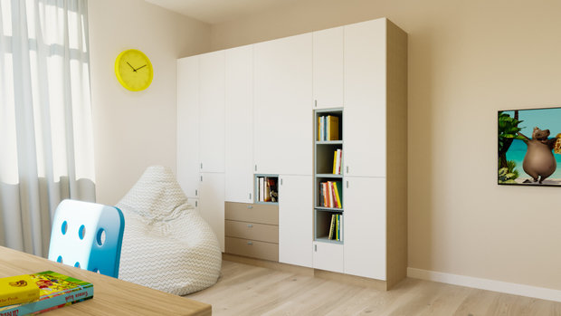 Фото из портфолио Квартира с характером – фотографии дизайна интерьеров на INMYROOM