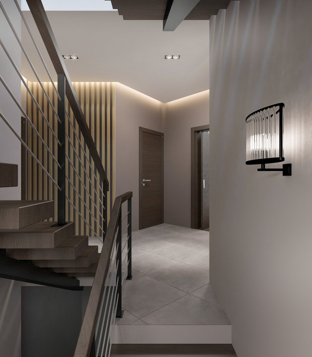 Фото из портфолио Загородный дом под Казанью – фотографии дизайна интерьеров на INMYROOM