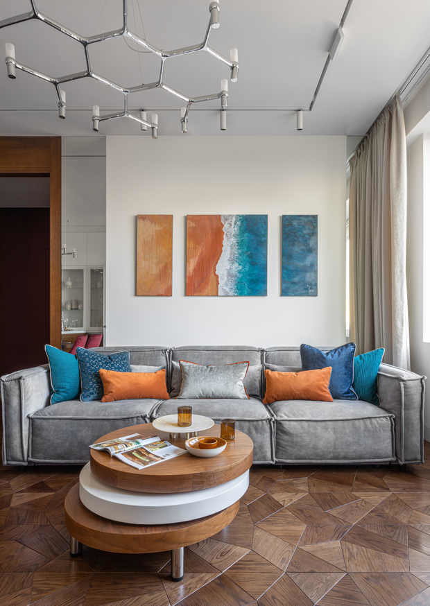 Фото из портфолио Квартира 74,6 кв.м. ЖК "Лица" Реализованный проект – фотографии дизайна интерьеров на INMYROOM